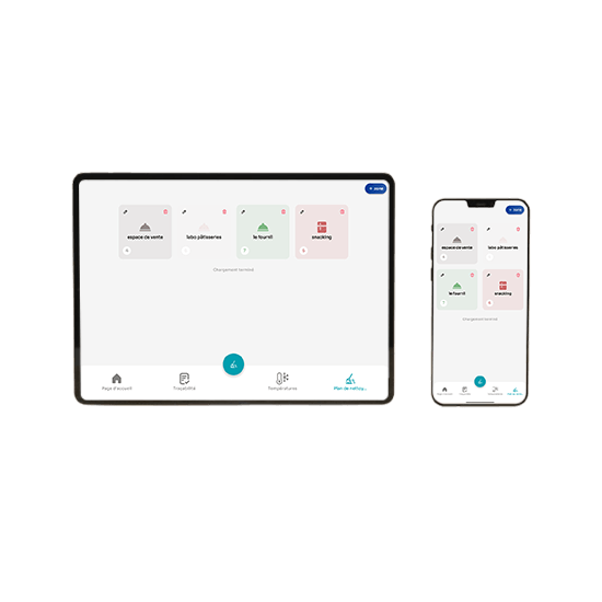 Application haccp gestion plans de nettoyage pour tablette et mobile Française - Hygiène Pro Solutions